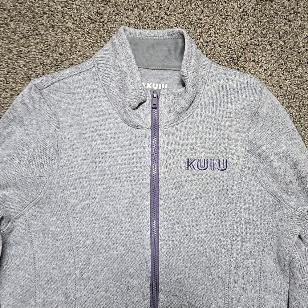 KUIU Light Gray Full-Zip Women's Jacket - Picture 4 of 11